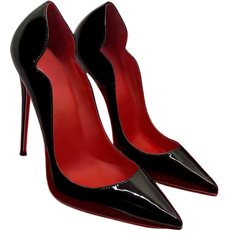 Women'S Shoes Professional - Frühlings-Schuhe mit flachem Absatz aus schwarzem