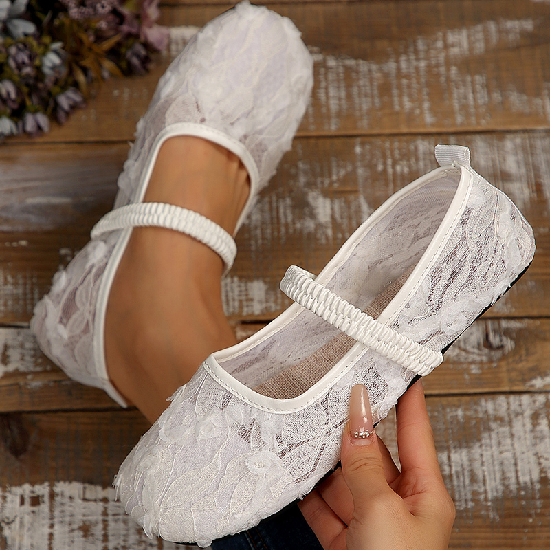 Mary Jane Shoes - Frau Schuhe Atmungsaktives Mesh Flache Schuhe