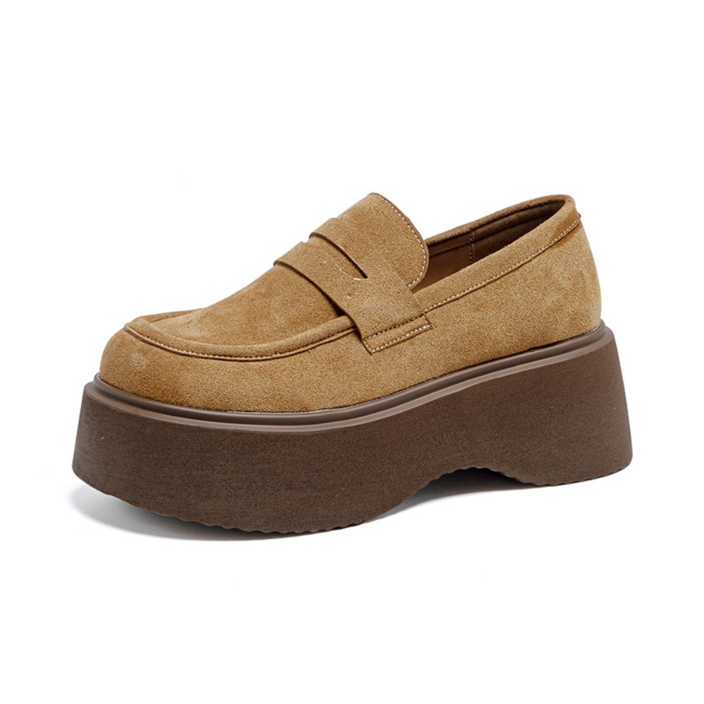 Women Shoes Size Chart - Damen-Loafer 2026 Neue Retro Casual Plateau-Schuhe