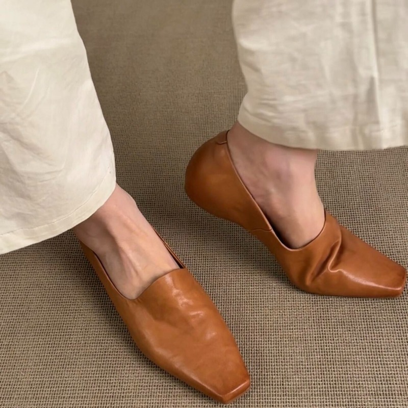 Women Shoes Size Chart - Retro Flache Slipper für Damen im