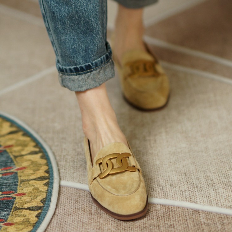 Wildleder Leder Frauen Loafers – Women'S Shoes Large Bewertung und Preis