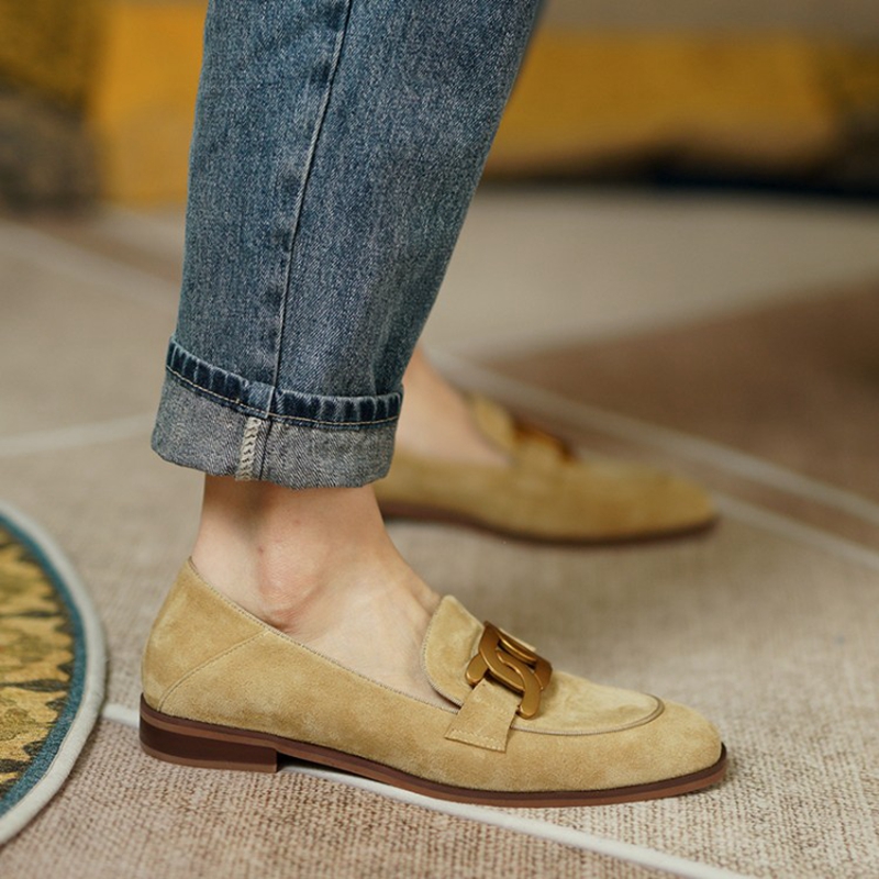 Wildleder Leder Frauen Loafers – Women'S Shoes Large Bewertung und Preis