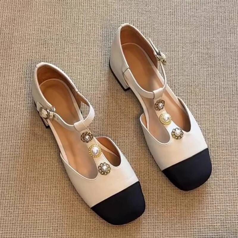 Frauen Karree Mit Hohen Absätz – Mary Jane Shoes Bewertung und Preis