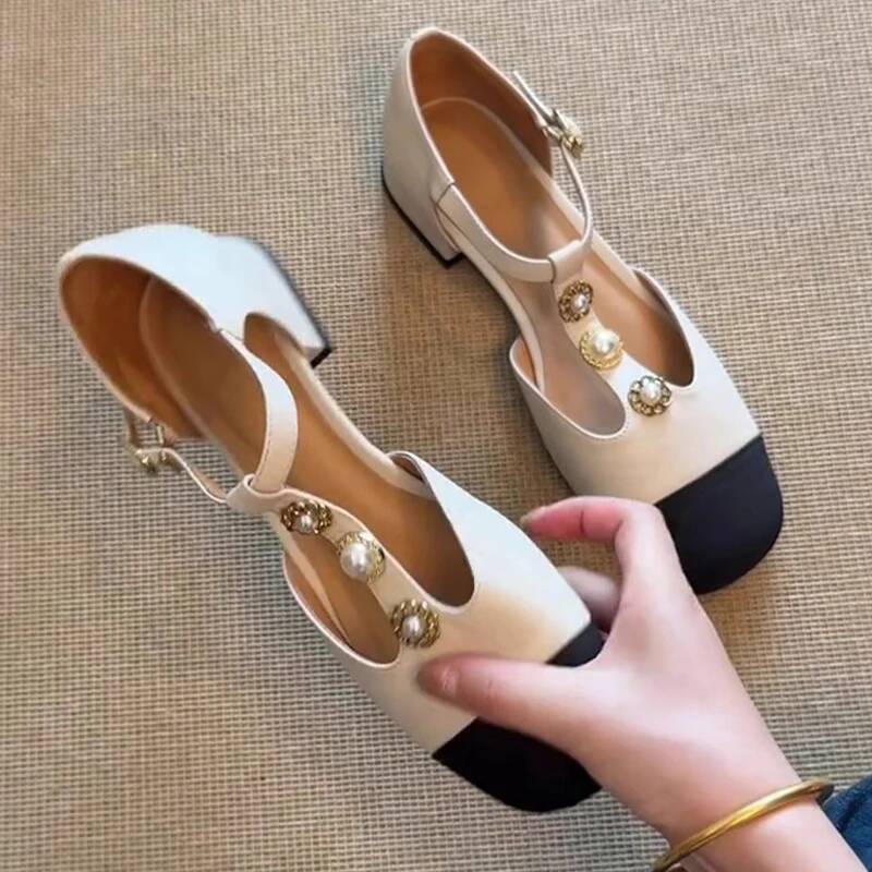 Frauen Karree Mit Hohen Absätz – Mary Jane Shoes Bewertung und Preis