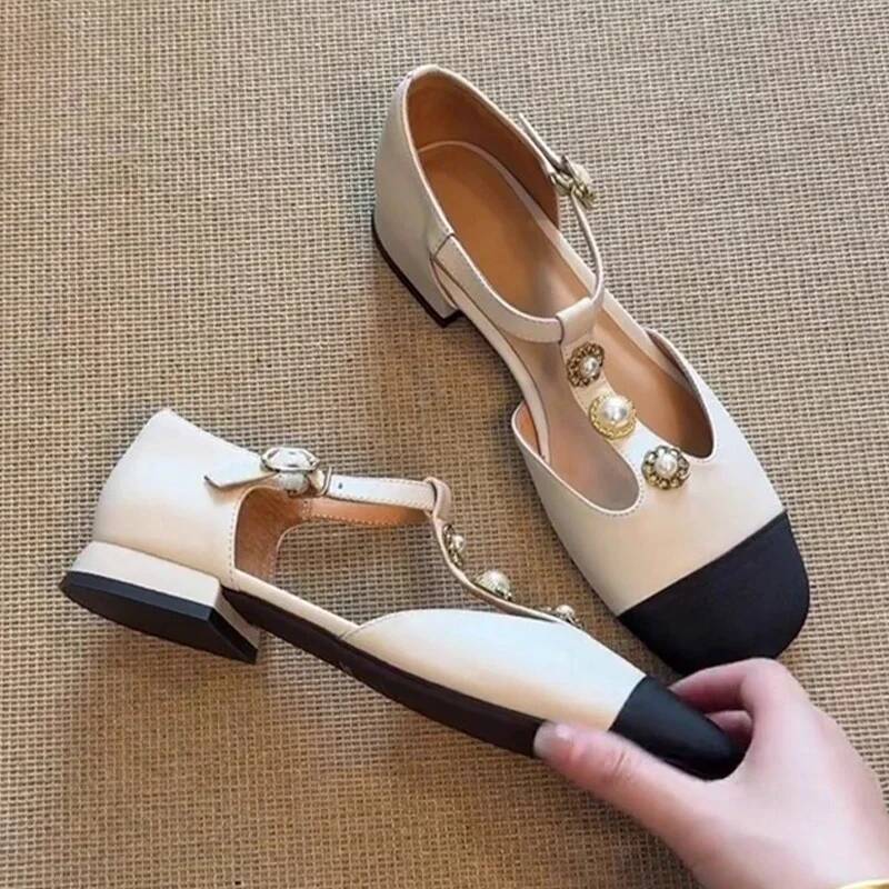 Frauen Karree Mit Hohen Absätz – Mary Jane Shoes Bewertung und Preis