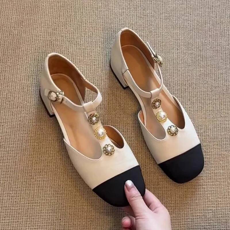 Frauen Karree Mit Hohen Absätz – Mary Jane Shoes Bewertung und Preis